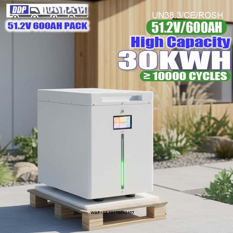 Lifepo4 Battery Pack - 2026 Trendprodukt 51,2V 600AH All-in-One 30kWh