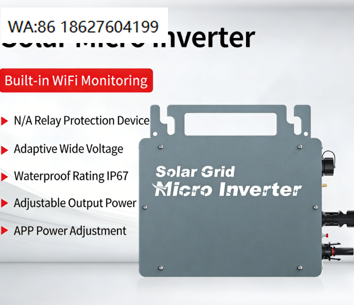 Grid Tie Micro Inverter - 250W 4 MPPT Netzgekoppelter Solar-Mikrowechselrichter WLAN-Steuerung