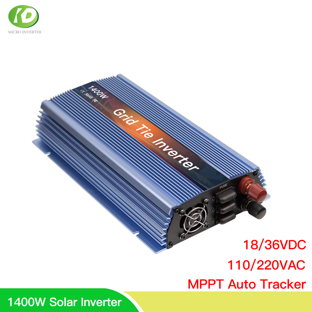 Grid Tie Micro Inverter - 18V 24V 36V 1400W Solar Auf