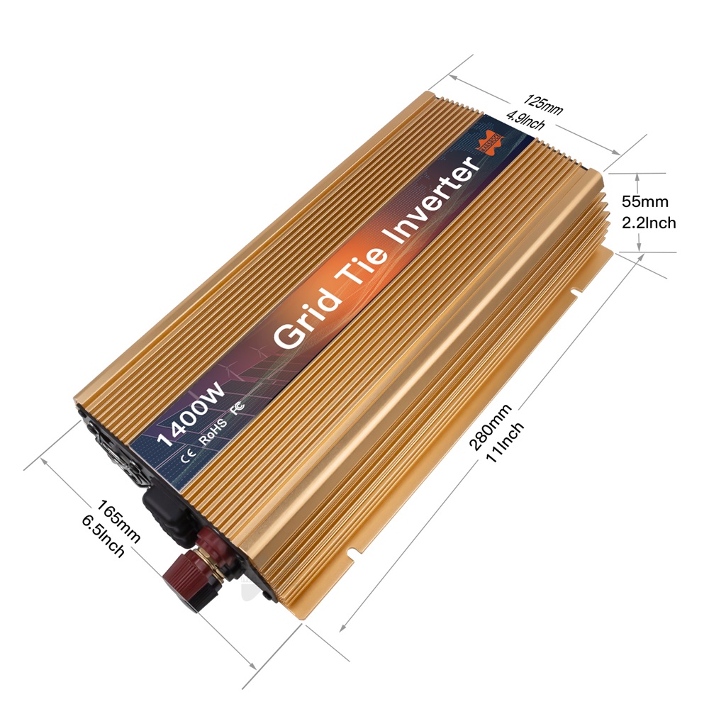 1000-1400W Netzgekoppelter Mik – Grid Tie Micro Inverter Bewertung und Preis