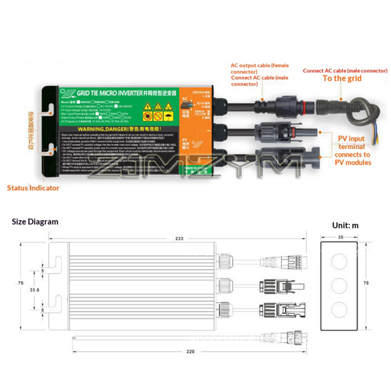 MPPT Netzgekoppelter Wechselri – Grid Tie Micro Inverter Bewertung und Preis